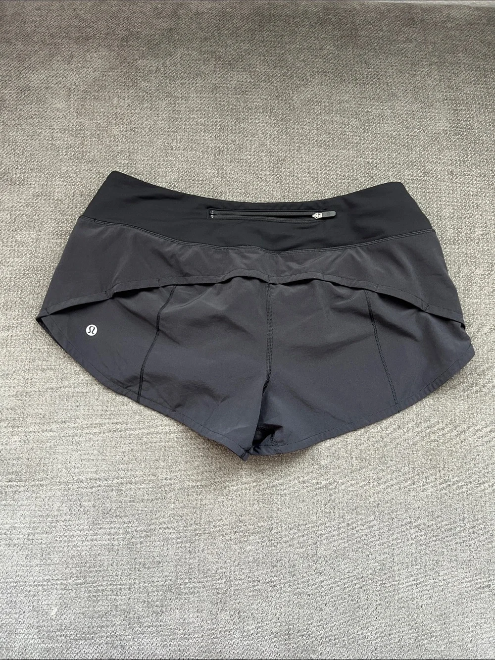 lululemon athletica Black Layered Athletic Running Shorts